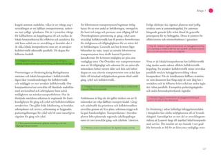 127
Bilaga 1
koppla samman stadsdelar, vilket är ett viktigt steg i
utvecklingen av ett hållbart transportsystem, redovi-
sas inte tydligt i plankarta. Det är i synnerhet viktigt
för hållbarheten att kopplingarna till och mellan de
lokala knutpunkterna blir effektiva och attraktiva. En
risk finns också om en utveckling av bostäder sker i
de olika lokala knutpunkterna utan att en attraktiv
kollektivtrafik säkerställs parallellt. Då skapas fler
bilburna hushåll.
+ 4 Möjlighet till mycket stora positiva konsekvenser till följd av
minskat transportarbete tack vare förtätning i kollektivtraﬁknära lägen
Prioriteringen av förtätning kring Roslagsbanans
stationer och lokala knutpunkter i kollektivtrafik-
lägen ökar resandeunderlaget för kollektivtrafik
och möjliggör en mer attraktiv kollektivtrafik. Om
knutpunkterna kan utvecklas till blandade stadsdelar
med serviceutbud och arbetsplatser finns också
möjligheten att minska transportbehovet. Hur de
förtätade områdena utformas är avgörande för fram-
komligheten för gång och cykel och kollektivtrafikens
attraktivitet. Det gäller både lokalisering av bostäder,
arbetsplatser och service, utformning av byggnader,
parkeringslösningar för cykel och bil samt naturligtvis
vägnätet för gång och cykel.
+ 3 Stora positiva konsekvenser gällande utveckling av ett mer
tillgängligt transportsystem
Ett bilorienterat transportsystem begränsar rörlig-
heten för en stor andel av befolkningen, exempelvis
för barn och unga och personer utan tillgång till bil.
Översiktsplanens prioritering av gång, cykel samt
utvecklad kollektivtrafik kan få positiva konsekvenser
för rörligheten och tillgängligheten för en större del
av befolkningen. Generellt sett har kvinnor lägre
bilinnehav än män, varpå ett mindre bilorienterat
transportsystem även skulle kunna få positiva
konsekvenser för kvinnors möjlighet att göra sina
vardagliga resor. Om Österåker styr transportsystemet
mot att bli tillgängligt och utformat för att möta alla
människors behov oavsett ålder och kön och behov
skapas ett mer rättvist transportsystem som också kan
bidra till minskad miljöpåverkan genom ökad andel
gång, cykel och kollektivtrafik.
+ 3 Möjlighet till stora positiva konsekvenser till följd av traﬁkpriorite-
ring mot hållbara transportsätt
Ambitionen är hög när det gäller önskan om att få
människor att välja hållbara transportmedel. Gång-
och cykeltrafik ska prioriteras och kollektivtrafiken
utvecklas genom att få ta plats, utformas tryggt och
ha god framkomlighet. Transportkartan i översikts-
planen lyfter planerade regionala cykelkopplingar
samt ett mer utvecklat gång- och cykelnät i tätorten.
+ 2 Märkbara positiva konsekvenser då vägnätet kopplas samman
Enligt riktlinjer ska vägnätet planeras med tydlig
struktur som är sammankopplad. Ett samman-
hängande gatunät lyfts också bland de generella
principerna för ny bebyggelse. Detta är positivt för
effektiviteten och orienterbarheten i gatunätet.
- 2 Risk för märkbara negativa konsekvenser om bebyggelseutveckling
och utveckling av kollektivtraﬁk inte sker parallellt i de lokala knutpunk-
terna och inte samordnas med andra åtgärder
Vissa av de lokala knutpunkterna har kollektivtrafik
idag medan andra saknar effektiv kollektivtrafik-
koppling. En attraktiv kollektivtrafik måste utvecklas
parallellt med en bebyggelseutveckling i dessa
knutpunkter. För att åstadkomma hållbara resmöns-
ter som dessutom kan fånga upp de som idag bor i
områdena och är bilburna krävs också att andra åtgär-
der vidtas parallellt. Exempelvis parkeringsåtgärder
och andra beteendepåverkande åtgärder.
- 2 Märkbara negativa konsekvenser då bebyggelseutveckling på
Ljusterö kan leda till ökat bilberoende
En förtätning i redan befintliga bebyggelseområden
i skärgården kan stärka möjligheterna till en levande
skärgård. Samtidigt har en stor del av utvecklingsom-
rådena på Ljusterö långt till utpekad lokal knutpunkt
med service. Det innebär att nya boende i stor grad
blir beroende av bil för att klara sina vardagliga resor.
 