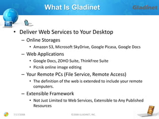 Gladinet Features