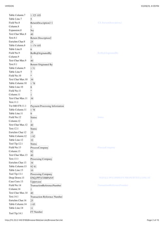 Technical Orders Field User Guide.pdf VERSION Order Entry details with field values | PDF