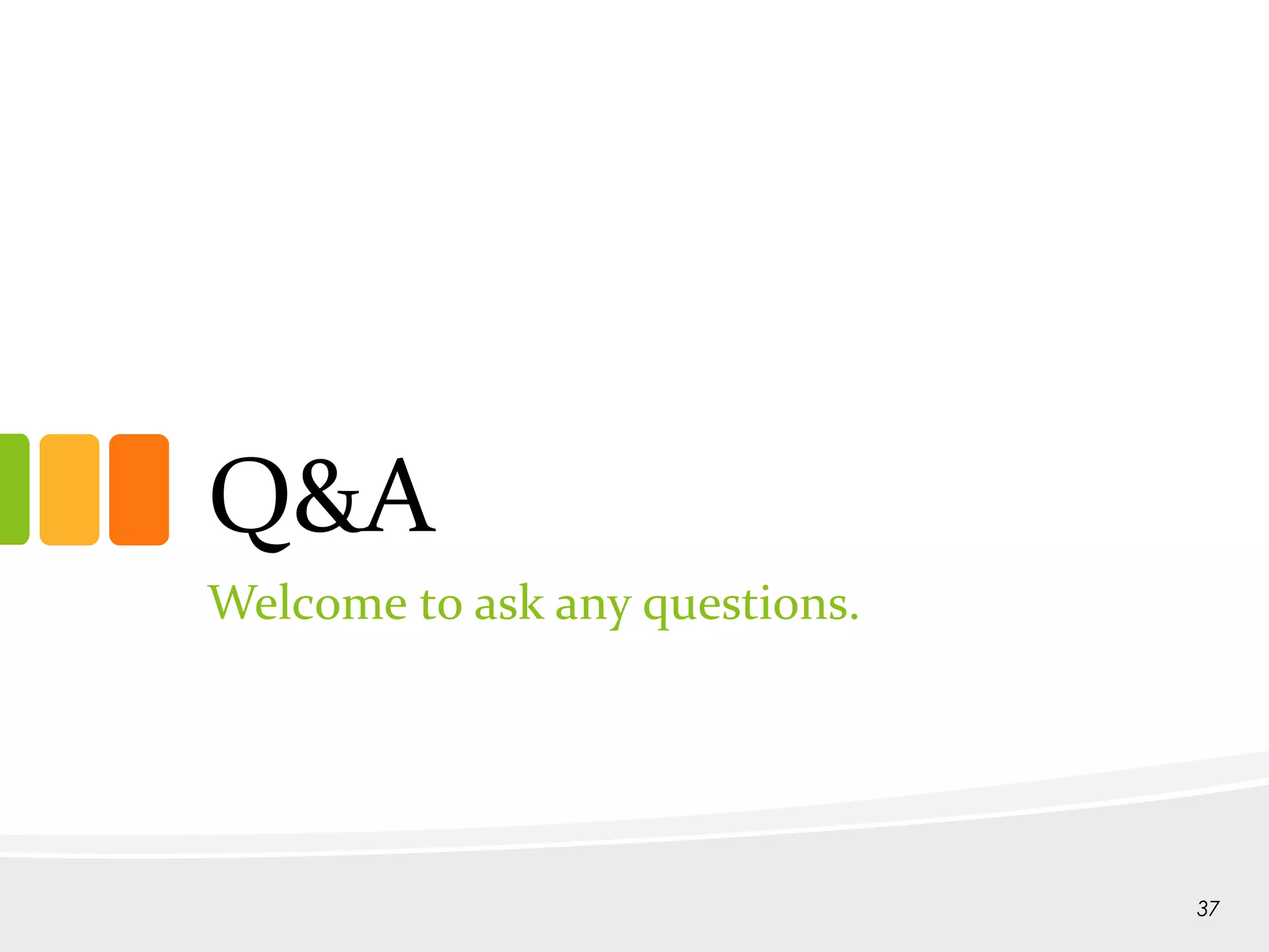 Q&A
Welcome to ask any questions.
37
 