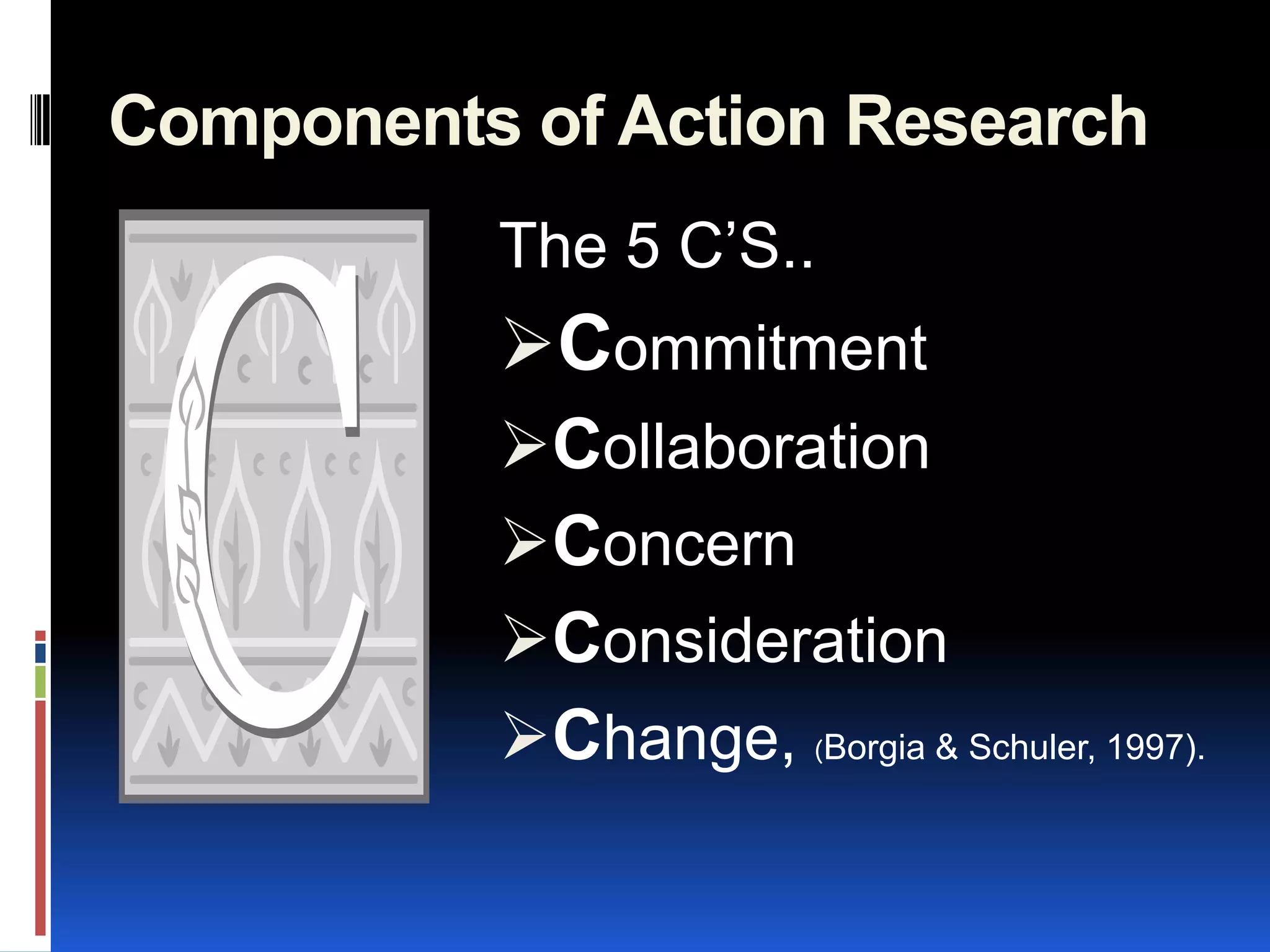 How do we define Action Research?“A process in which participants examine their own educational practice systematically and carefully”  (Ferrance, 2009).