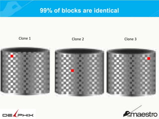 99% of blocks are identical

Clone 1

Clone 2

Clone 3

 