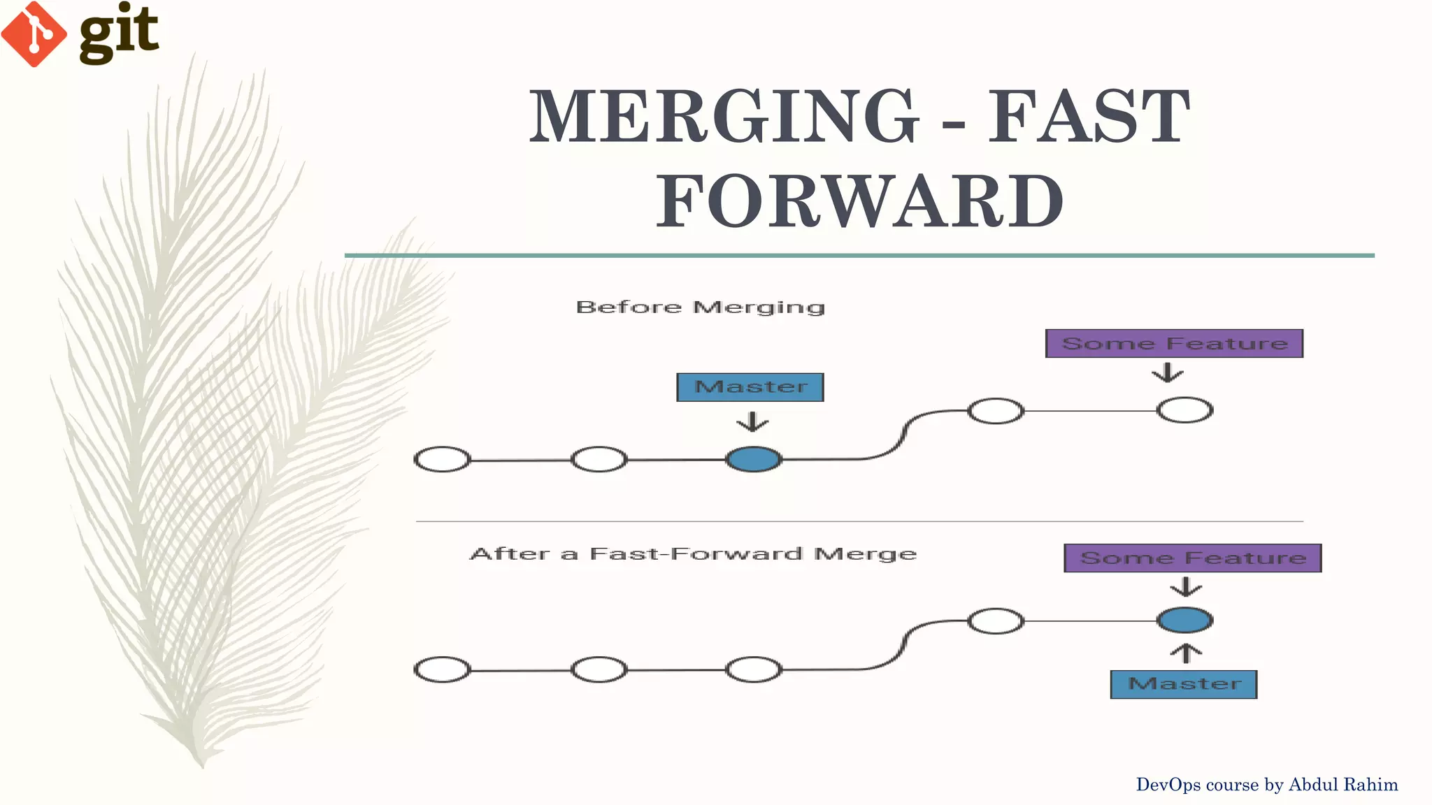 MERGING - FAST FORWARD DevOps course by Abdul Rahim 