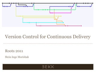 Version Control for Continuous Delivery Roots 2011 Stein Inge Morisbak 