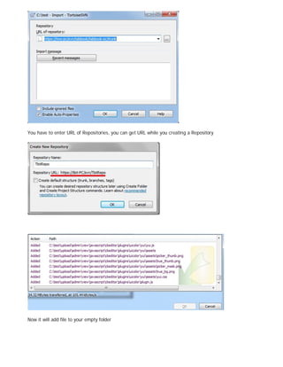 Version controls for php project with visual svn server and tortoisesvn ...