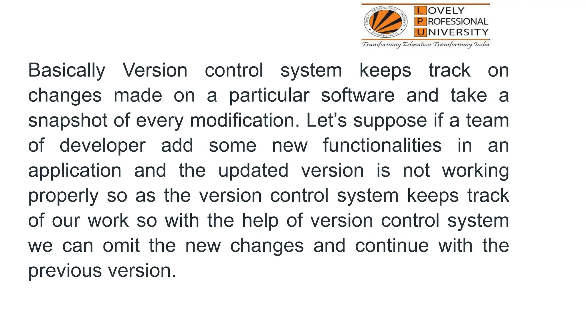 version control system (2).pptx | Operating Systems | Computer Software ...