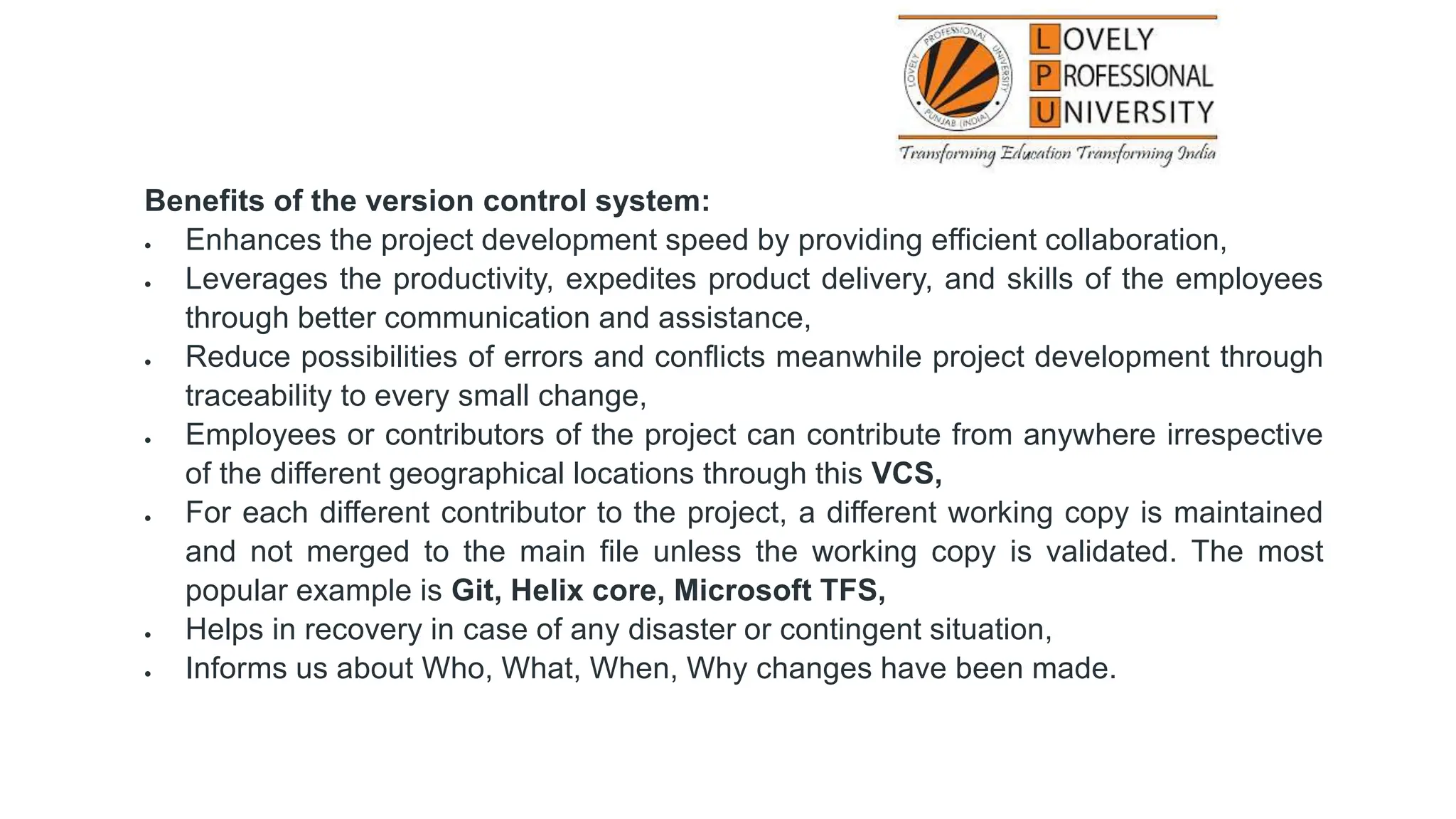 version control system (2).pptx | Operating Systems | Computer Software ...