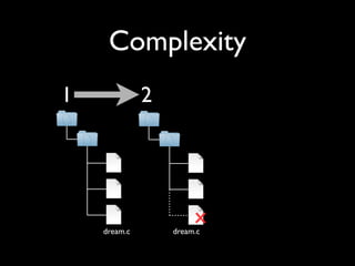 Complexity
1             2




    dream.c       dream.c
 