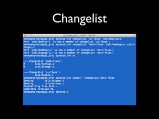Changelist
 