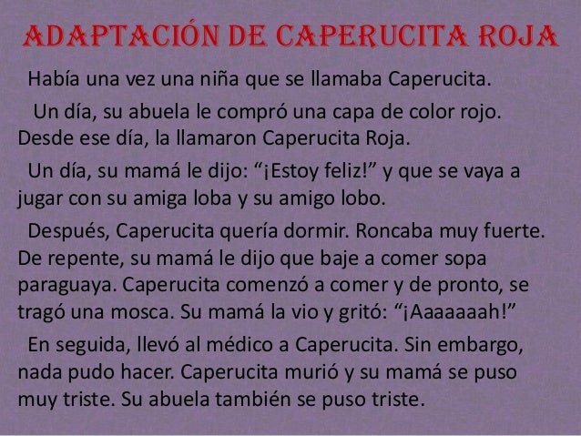cuento de caperucita roja corto para leer cuento caperucita roja para leer versiones adaptadas del cuento de caperucita roja corto para leer cuento caperucita roja para leer versiones adaptadas del
