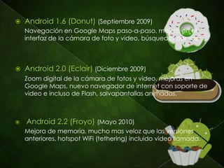 Versiones de Android | PPTX