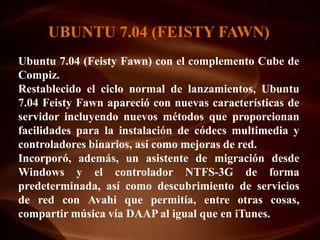 Versiones de ubuntu | PPT