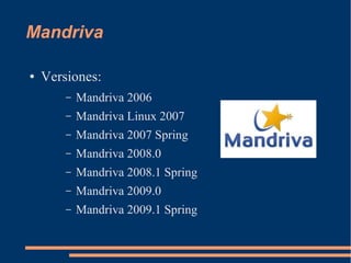 Versiones de Linux | ODP