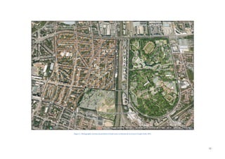  
	
  
11	
  
	
  
Figure 2 : Photographie aérienne du périmètre d'étude (zone en fonction de la texture) Google Earth, 2015
	
  
 