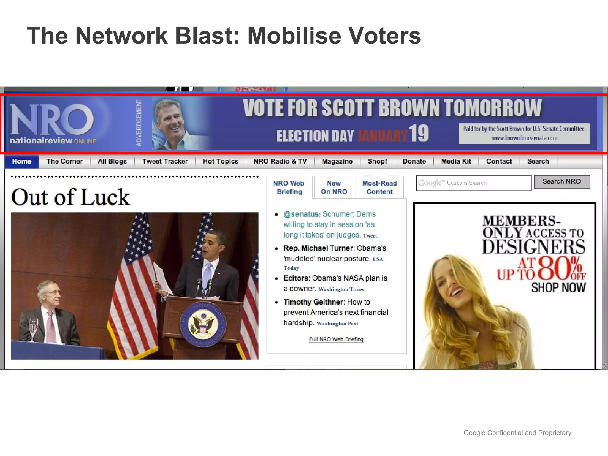 The Network Blast: Mobilise Voters 