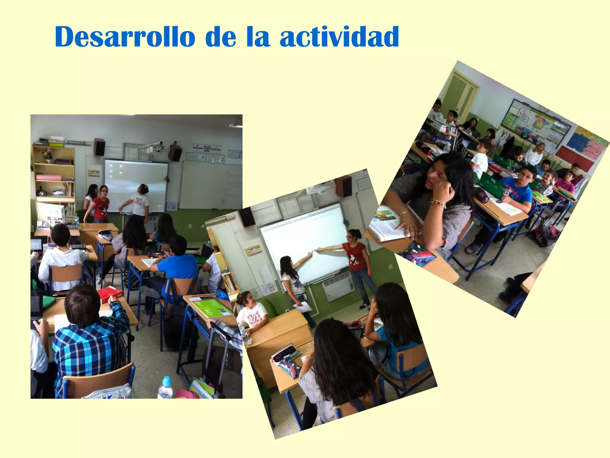 Desarrollo de la actividad