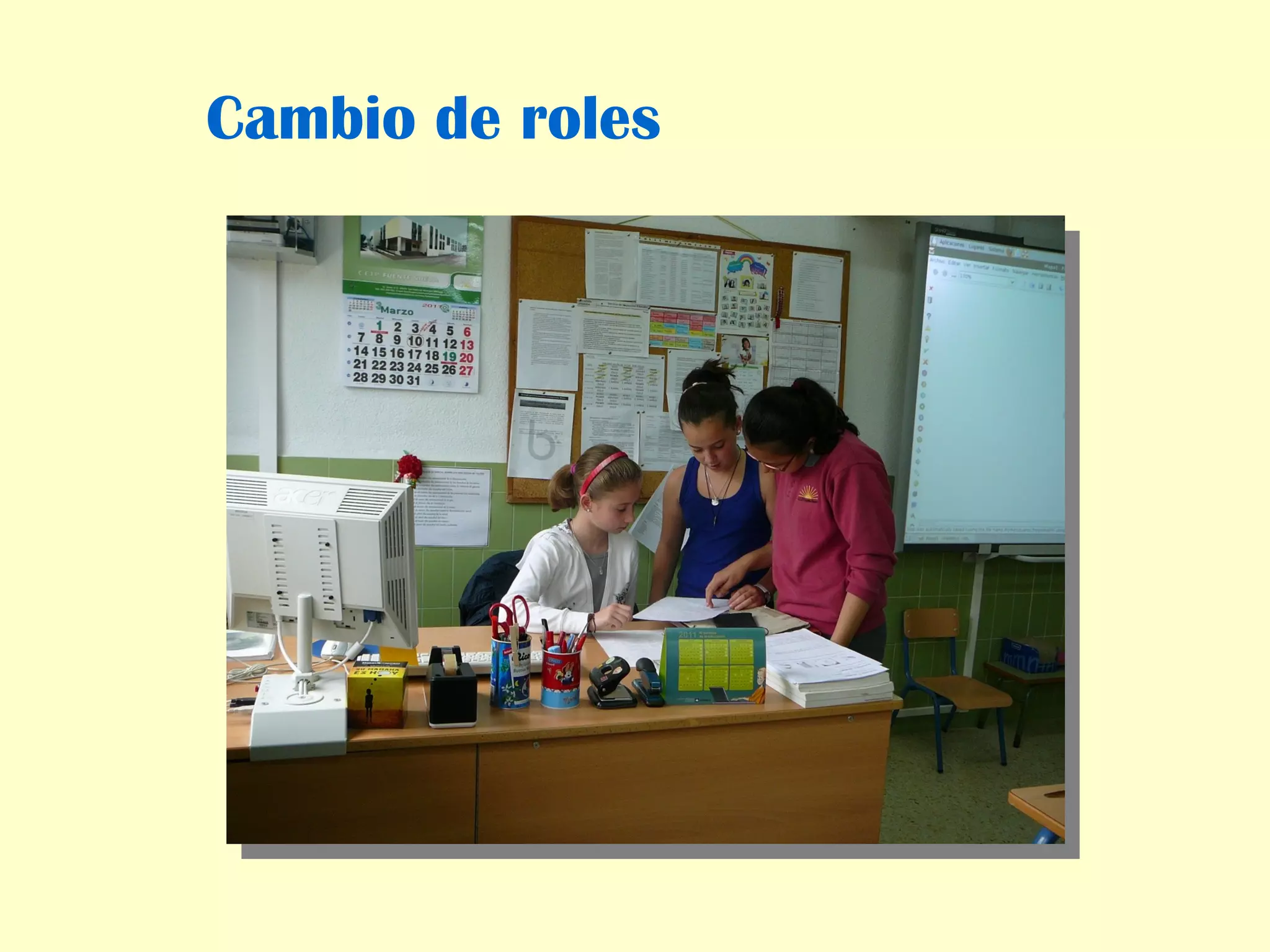 Cambio de roles