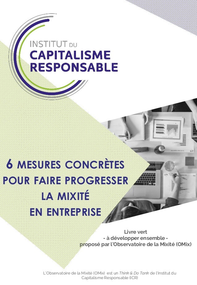 6 mesures concrètes pour accélérer la mixité en entreprise. Livret vert