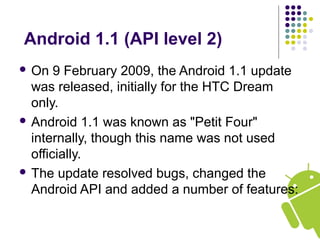 Versions of android | PPT | Operating Systems | Computer Software and ...