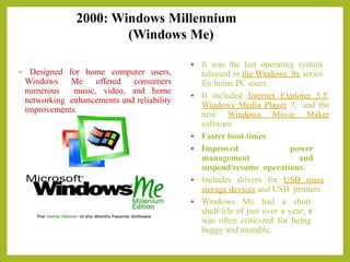 Various Versions of Windows 1 to 10 | PDF