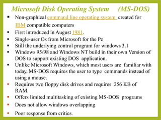 Existing Operating Various Versions of Windows 1 to 10 | PDF