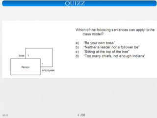 Pattern méta.   Packages   Itérations   Séquences   Archi.   Classes.   BD.


                Structuration en packages




03/11                                        13 /88
 