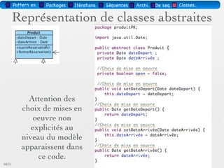 Pattern méta.   Packages   Itérations   Séquences   Archi.   Classes.   BD.


                       Pattern Composite...




03/11                                        70 /88
 