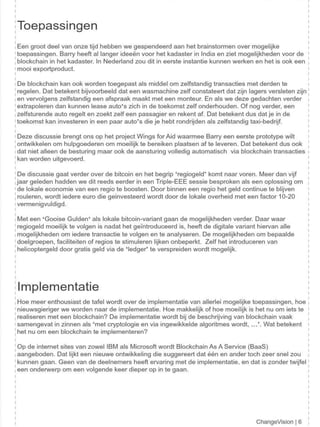 Verslag blockchainbrainstorm18 05-2016
