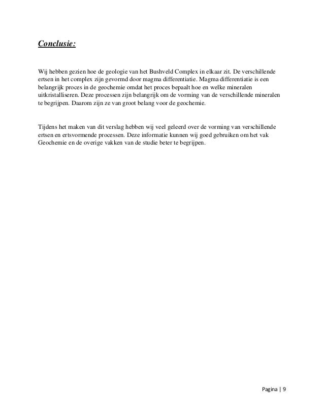 Verslag bushveld complex pdf