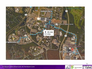 9
1º Fórum Latino-Americano de Hardware Livre1º Fórum Latino-Americano de Hardware Livre