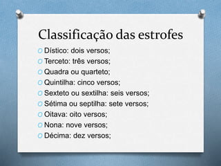 Versos e seus recursos musicais (1º ano do Ensino Médio) | PPTX