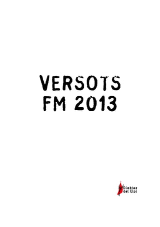 VERSOTS
FM 2013

 