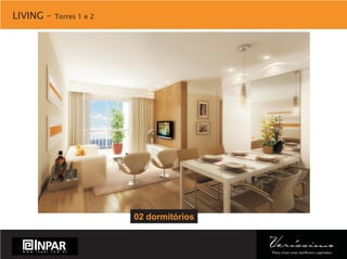 Veríssimo: Apartamentos 1, 2 e 3 dormitórios no Partenon