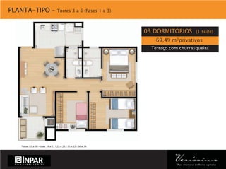 Veríssimo: Apartamentos 1, 2 e 3 dormitórios no Partenon