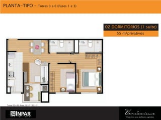 Veríssimo: Apartamentos 1, 2 e 3 dormitórios no Partenon