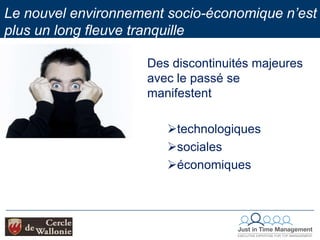  Respecter le réseau de partenaires et de fournisseurs en les encourageant et en les aidant à progresserPersonnel &Partenaires Organiser les processus en flux continu pièce à pièce pour faire ressortir les problèmes