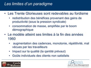 Les limites d’un paradigmeLes Trente Glorieuses sont redevables au fordisme