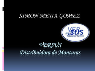 SIMON MEJIA GOMEZ



        VERSUS
Distribuidora de Monturas
 