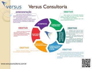 Versus Consultoria
www.versusconsultoria.com.br
 