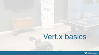 @bjschrijver@bjschrijver
Vert.x basics
 