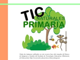 Todas las imágenes utilizadas en este recurso han sido tomadas del Banco de Imágenes y Sonidos del Instituto de Tecnologías Educativas (Ministerio de Educación): http://recursostic.educacion.es/bancoimagenes   