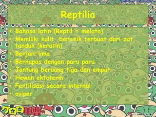 Superkelas gnathostomata Ciri : memiliki rahang bersendi yang dapat bergerak keatas dan bawah