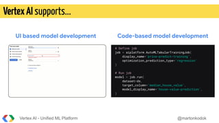 Vertex AI - Unified ML Platform for the entire AI workflow on Google ...