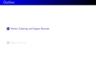 Vertex Coloring and Edge in Graph Theory | PDF