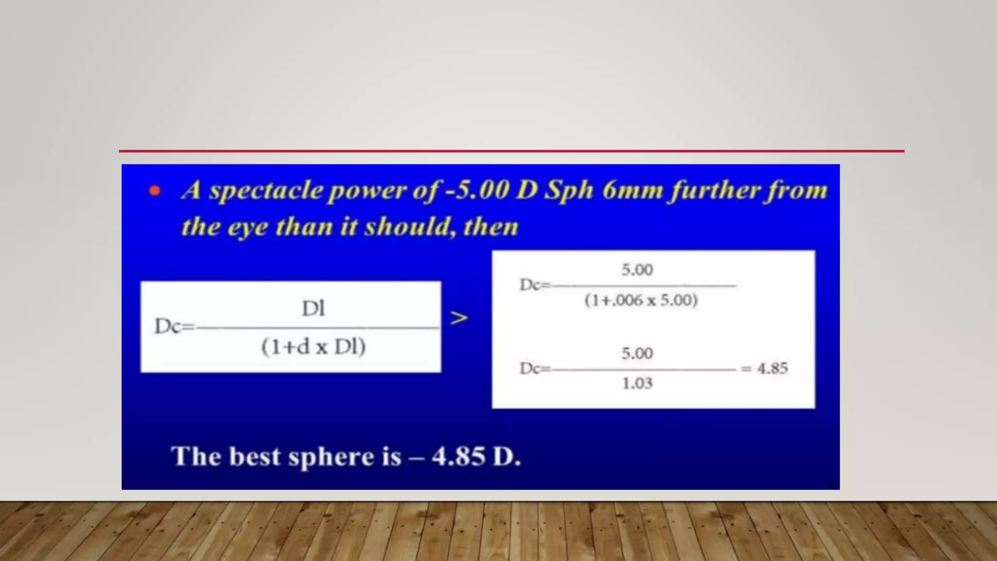 Vertex distance and power | PPTX