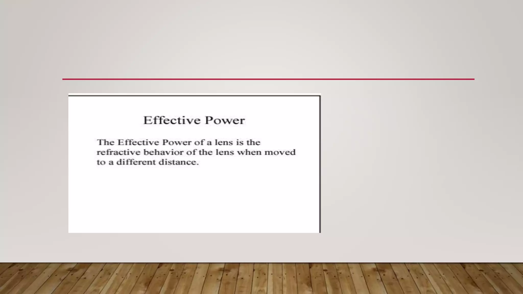 Vertex distance and power | PPTX