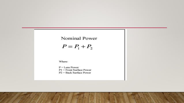 Vertex distance and power | PPTX | Eye and Vision Conditions | Diseases ...