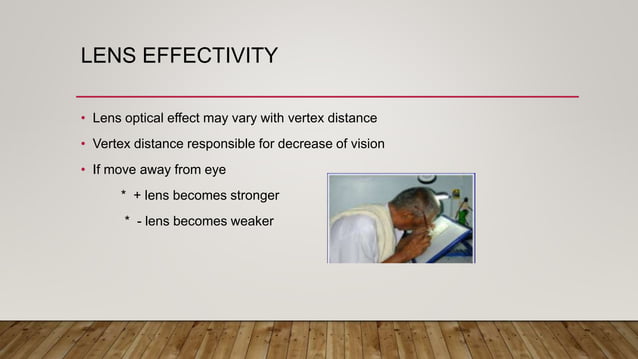 Vertex distance and power | PPTX | Eye and Vision Conditions | Diseases ...