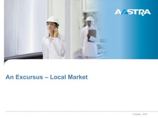 An Excursus – Local Market