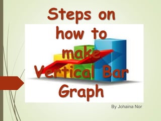 Steps on
how to
make
Vertical Bar
Graph
By Johaina Nor
 